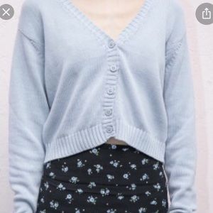 brandy melville pastel blue billie sweater